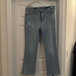 Seven 7 High Rise Bootcut Distressed Jean